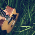 Гитара на траве